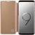 Samsung Clear View Standing Cover for Galaxy S9+ gold