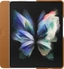 Samsung Leather Flip Cover for Galaxy Z Fold 3 5G Camel