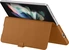 Samsung Leather Flip Cover for Galaxy Z Fold 3 5G Camel