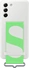 Samsung Silicone Cover with Strap for Galaxy S21 FE White