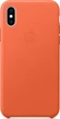 Apple Leather Case for iPhone XS Orange