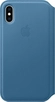 Apple Leather Folio Case for iPhone XS cape cod Blue