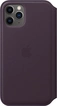 Apple Leather Folio Case for iPhone 11 Pro Aubergine