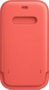 Apple Leather case with MagSafe for iPhone 12/12 Pro Citrus Pink