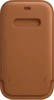 Apple Leather case with MagSafe for iPhone 12/12 Pro Saddle Brown