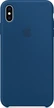 Apple Silicone Case for iPhone XS Max horizontblau