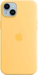 Apple Silicone Case with MagSafe for iPhone 14 Plus Sonnenlicht