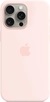 Apple Silicone Case with MagSafe for iPhone 15 Pro Max...