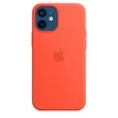 Apple Silicone Case with MagSafe for iPhone 12 Mini leuchtorange