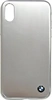 BMW Hard Cover Brushed Aluminium Signature Collection for Apple iPhone X Silver