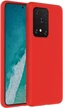 Cyoo Premium Liquid Silicon Case for Samsung Galaxy Note 20 Red