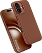 Decoded Leather Back Cover for Apple iPhone 16 Tan Brown