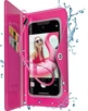 SBS Mobile Splash-resistant Transparent Universal Case Pink