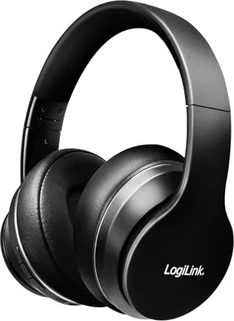 LogiLink Bluetooth Active-Noise-Cancelling-Headset Black