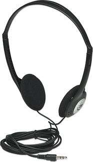 Manhattan Stereo Headphones Black