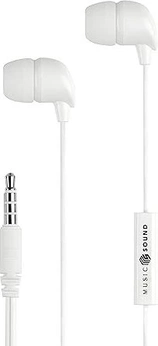 MusicSound Color In-Ear 3.5mm Klinke White
