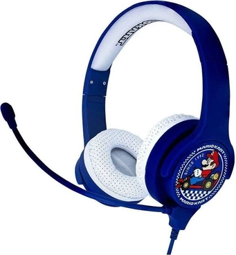 OTL Mario Kart Blue Interactive Kids Study Headphones