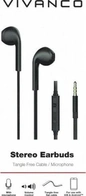 Vivanco Headset In Ear, Eggshape Design Black