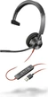 Poly Blackwire 3310-M, Microsoft, USB-C/A