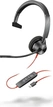 Poly Blackwire 3310, Microsoft, USB-C/A
